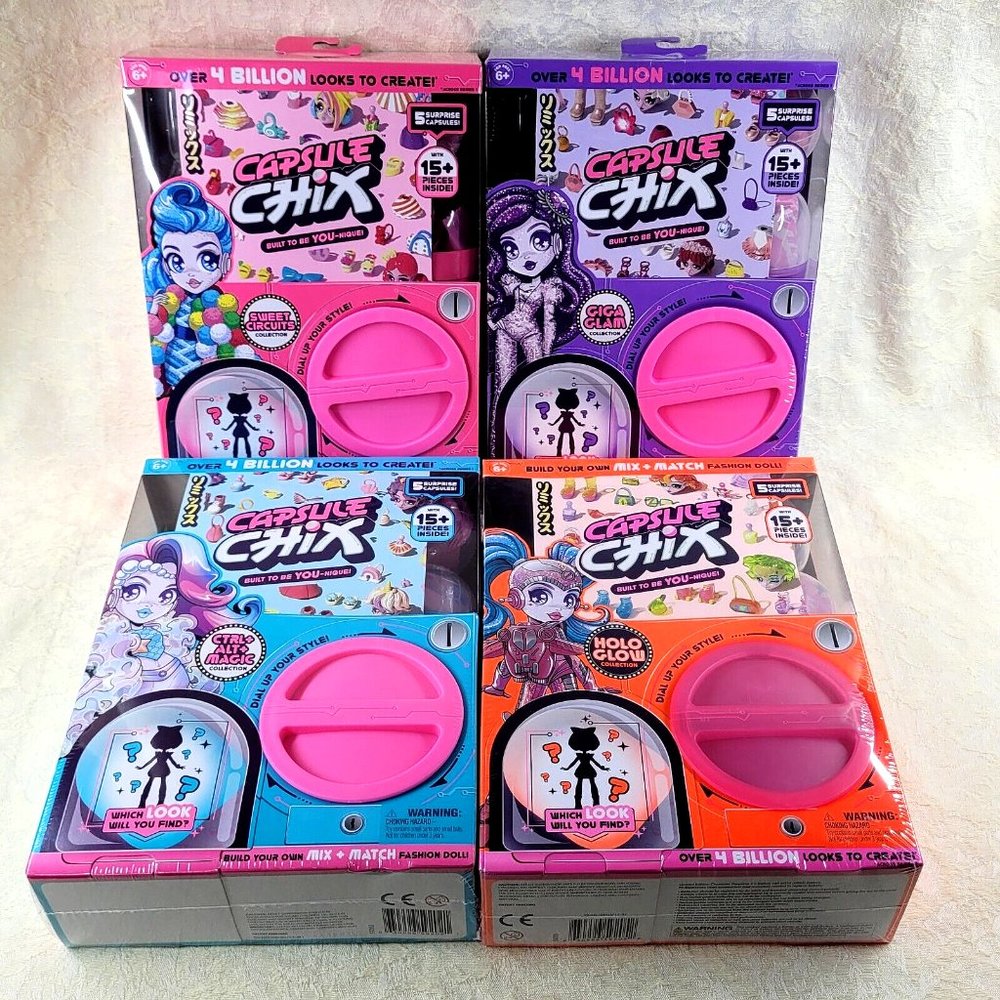 Capsule Chix Doll S1 Sweet Circuits Giga Glam CTRL ALT Magic Holo Glow New